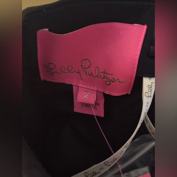 NWT Lilly Pulitzer Janelle Embellished Jumpsuit Onyx Size 2 - Picture 13 of 14